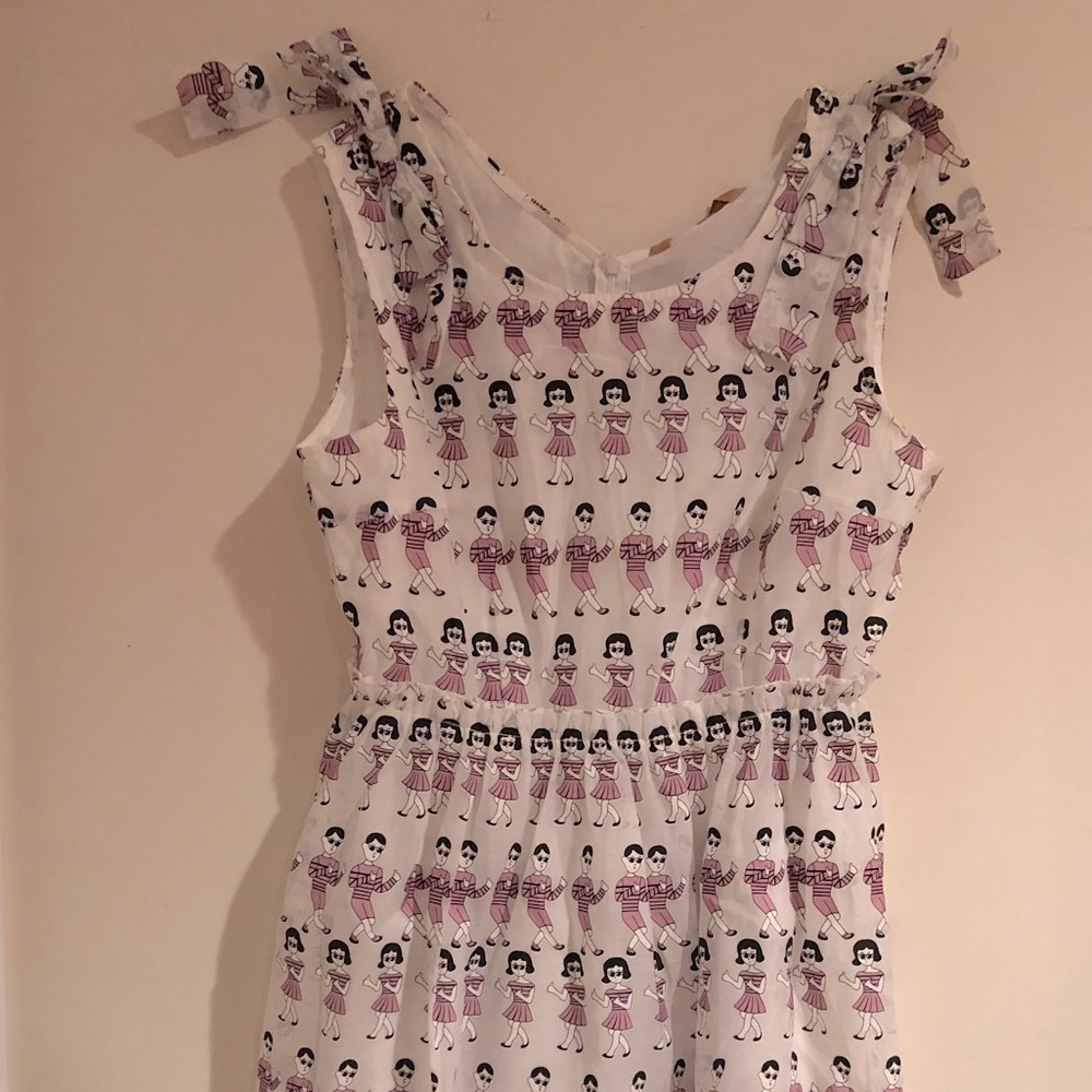 Elf Sack Cartoon Print sleeveless dress XXL NWT